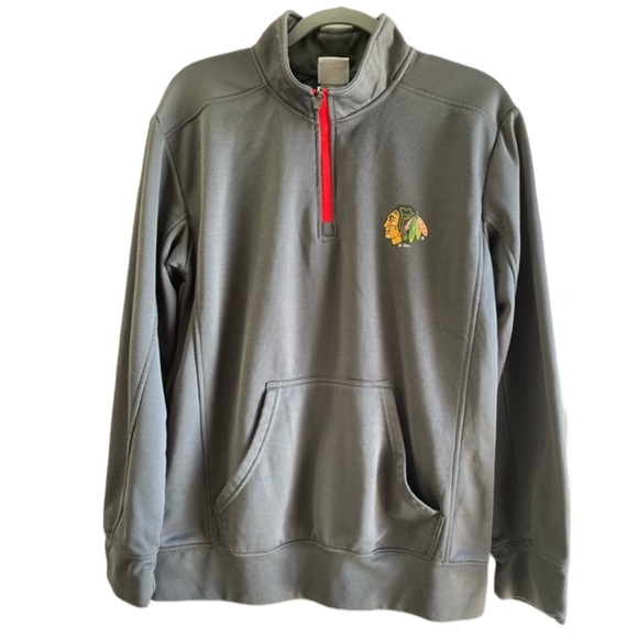 Men's NHL Chicago Blackhawks Quarter-Zip in Size M - Picture 1 of 5